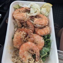 Garlic Shrimp plate