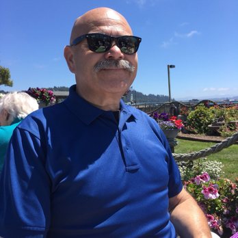 Gill's By The Bay - My sweet lunch date. The flowers surrounding the patio are beautiful too! - Seafood Near Me - Eureka, California