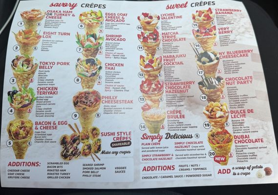 Menu photo 1 Eight Turn Crepe Wesley Chapel, FL Menu photo 1 Eight Turn Crepe Wesley Chapel, FL
