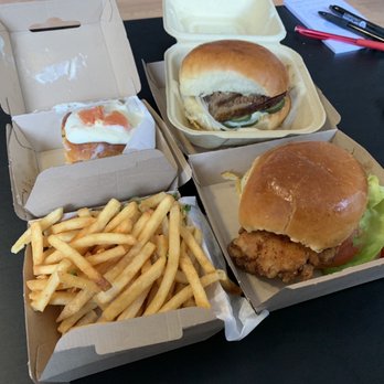 Huda - Spicy Chicken Sandwich  Brisket French Fries Cinnamon Milk Buns - Sandwiches Near Me - Philadelphia, Pennsylvania