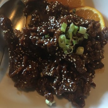 Rangoon Ruby - Sesame Beef Dinner - Asian Fusion Near Me - Palo Alto, California Rangoon Ruby - Sesame Beef Dinner - Asian Fusion Near Me - Palo Alto, California