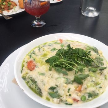 Evangeline - Spring risotto, shrimp etoufe and sangria - Cajun/Creole Near Me - Calistoga, California Evangeline - Spring risotto, shrimp etoufe and sangria - Cajun/Creole Near Me - Calistoga, California