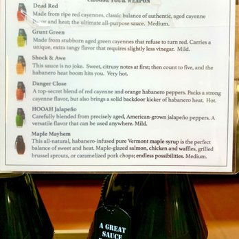 Cheese Haven - Description of the veteran made hot sauce. Really good flavors. #UpCloseSavor XP - Cheese Shops Near Me - Port Clinton, Ohio