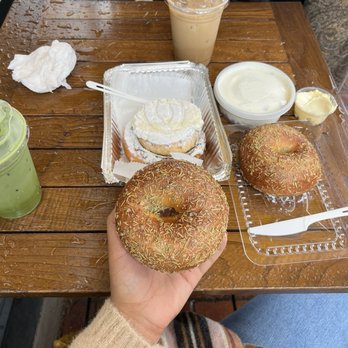 Brick Street Bagels - Rosemary salt bagel - Bagels Near Me - Boston, Massachusetts