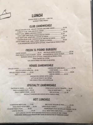 Menu photo 4 C and B Diner Chesapeake, VA