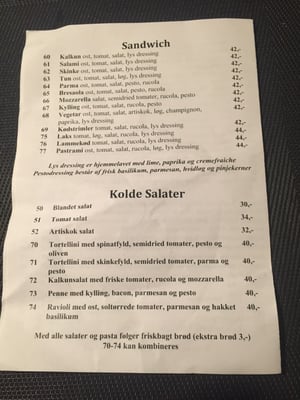 Menu photo 4 Di Minutte Copenhagen, 84