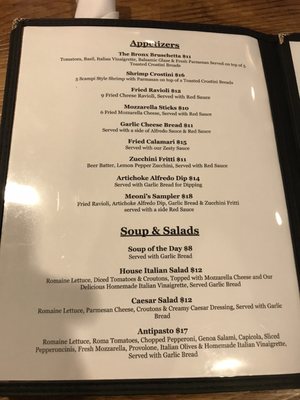 Menu photo 6 Meoni's Italian Kitchen Bullhead City, AZ