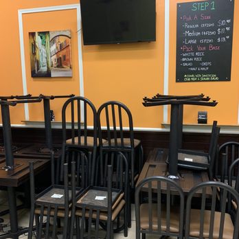 Poki Yaki - tables and chairs in a restaurant - Japanese Near Me - Buena Park, California