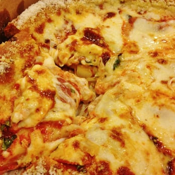Pizza House - Close-up of deep dish - Pizza Near Me - Ann Arbor, Michigan