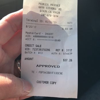 Pedrick Produce - Fruits & Veggies Near Me - Dixon, California