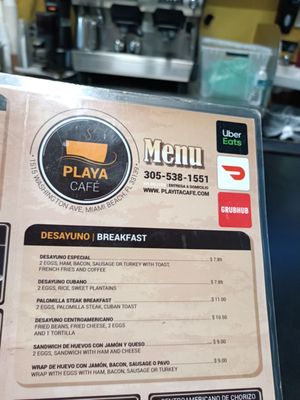 Menu photo 4 Playa Cafe Miami Beach, FL