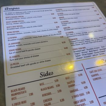 Nico's Arepas Grill - Menu - Venezuelan Near Me - Tampa, Florida