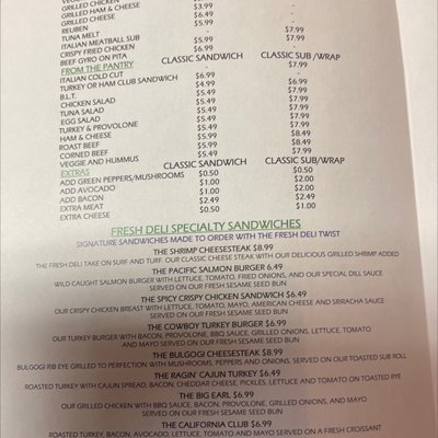 Menu photo 1 The Fresh Deli Hyattsville, MD Menu photo 1 The Fresh Deli Hyattsville, MD