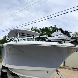 Boat outfitting installation.