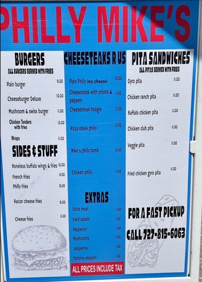Menu photo 1 Philly Mike’s New Port Richey, FL Menu photo 1 Philly Mike’s New Port Richey, FL