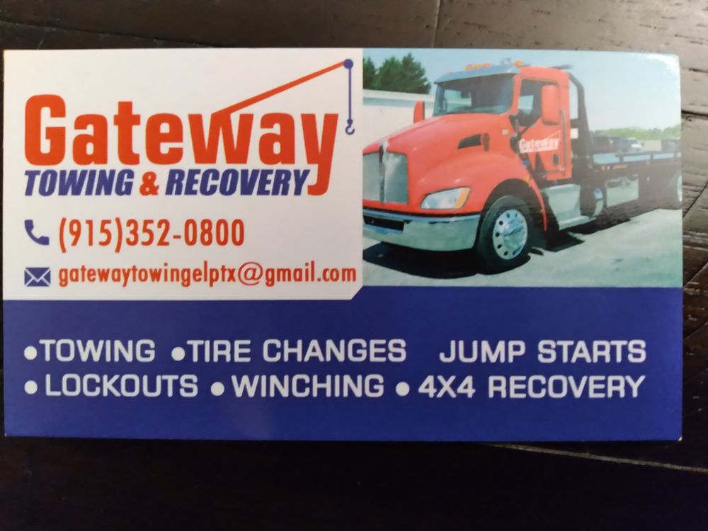 GATEWAY TOWING & RECOVERY El Paso, Texas Towing Phone Number Yelp