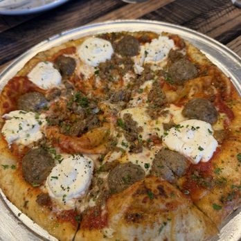 Oak & Stone - Meatball pizza - Pizza Near Me - McKinney, Texas