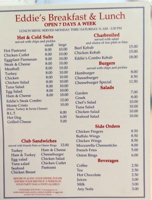 Eddie's Breakfast & Lunch by null