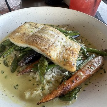 Craft House - Local caught halibut curry. TO DIE FOR. Also GF - New American Near Me - Dana Point, California