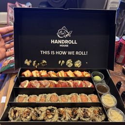 Sushi rolls takeout