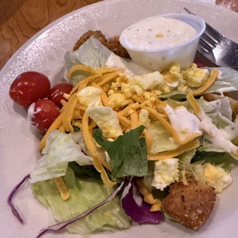 Texas Roadhouse - Side salad. I forgot to ask for the dressing on the side, but they somehow knew! - Steakhouses Near Me - Pittsburgh, Pennsylvania Texas Roadhouse - Side salad. I forgot to ask for the dressing on the side, but they somehow knew! - Steakhouses Near Me - Pittsburgh, Pennsylvania