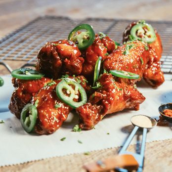 Cooped Up Wings - Spicy BBQ - Chicken Wings Near Me Cooped Up Wings - Spicy BBQ - Chicken Wings Near Me