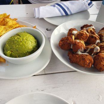 Marina Grille - Guacamole dip and Corn frits - Seafood Near Me - Belmar, New Jersey