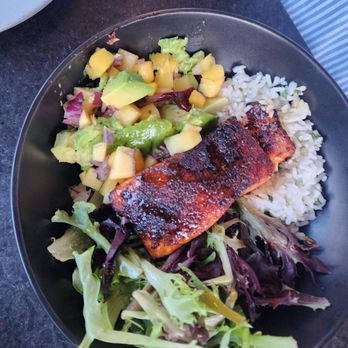 The Red Feather - Salmon Mango Bowl - Cocktail Bars Near Me - Melissa, Texas The Red Feather - Salmon Mango Bowl - Cocktail Bars Near Me - Melissa, Texas