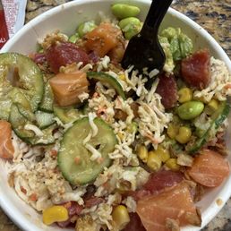Small Poke Bowl (2 Scoops) Small Poke Bowl (2 Scoops)