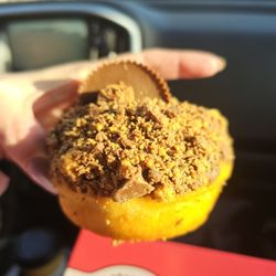 The Other Side Donuts - HUGE Reeses donut.