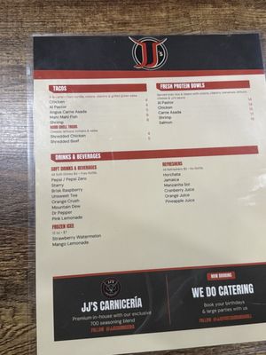 Menu photo 1 JJ's Sports Bar Highland, CA Menu photo 1 JJ's Sports Bar Highland, CA