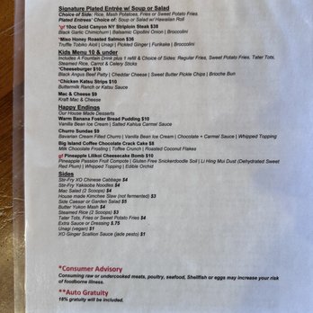 Sunset 89 - Menu - Asian Fusion Near Me - Page, Arizona