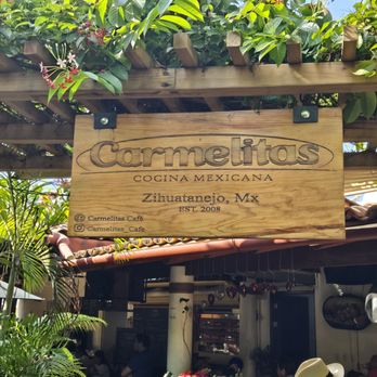Carmelitas Cafe - Sign - Mexican Near Me - Zihuatanejo, GRO Carmelitas Cafe - Sign - Mexican Near Me - Zihuatanejo, GRO