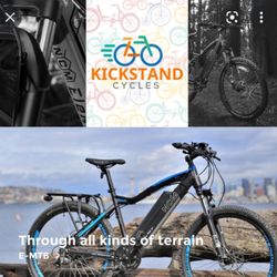 Kickstand cycles