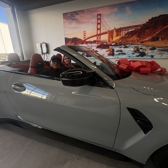 Peter Pan BMW Service - The wife and I in our new BMW - Auto Repair Near Me - Burlingame, California Peter Pan BMW Service - The wife and I in our new BMW - Auto Repair Near Me - Burlingame, California