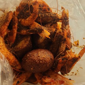Let's Sea - 1 lb of shrimp with potato . spicy - Seafood Near Me - South Gate, California Let's Sea - 1 lb of shrimp with potato . spicy - Seafood Near Me - South Gate, California