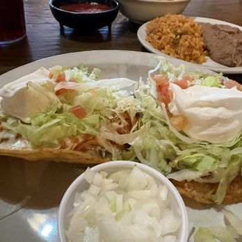 Don Taco Bar and Grill - Chicken Tinga & Steak tostada - Desserts Near Me - Dearborn, Michigan
