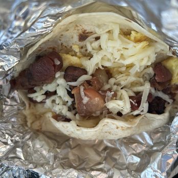 Lolita's - Bacon, Egg, Cheese Taco on flour - Mexican Near Me - Waco, Texas Lolita's - Bacon, Egg, Cheese Taco on flour - Mexican Near Me - Waco, Texas