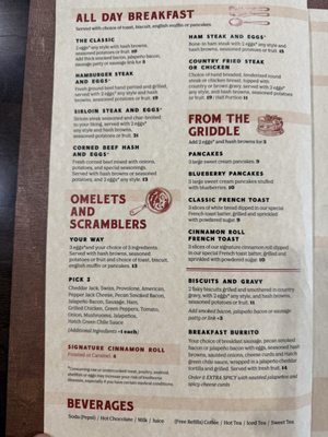 Menu photo 1 Coffee Kettle Café Omaha, NE