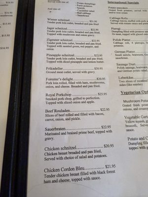 Menu photo 7 Europa Black Diamond, WA