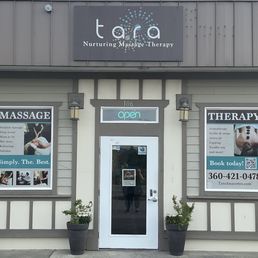 Exterior outside entrance of Tara Nurturing Massage Therapy - Business storefront - Anacortes, Washington Exterior outside entrance of Tara Nurturing Massage Therapy - Business storefront - Anacortes, Washington