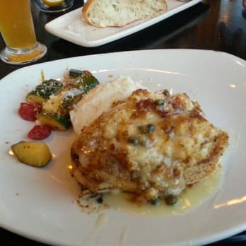 Bonefish Grill - Imperial Tilapia with garlic mashed taters and zucchini on the side!! Wow - Seafood Near Me - Orlando, Florida Bonefish Grill - Imperial Tilapia with garlic mashed taters and zucchini on the side!! Wow - Seafood Near Me - Orlando, Florida