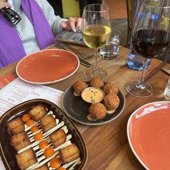 Red Window - Patatas bravas and paella balls - Cocktail Bars Near Me - San Francisco, California Red Window - Patatas bravas and paella balls - Cocktail Bars Near Me - San Francisco, California