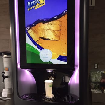Subway - Fancy Pepsi product soda dispenser - Fast Food Near Me - Orange, California
