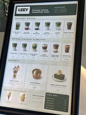 Menu photo 2 Leev Matcha Atelier Las Vegas, NV Menu photo 2 Leev Matcha Atelier Las Vegas, NV