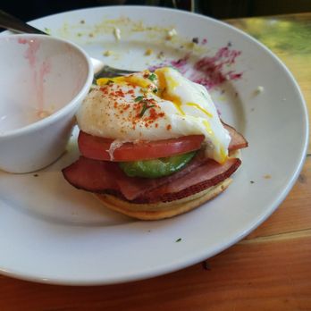 Pocketstone Cafe - Karie's Benedict. I should have posted this before eating one of the two but I couldn't help myself. - Cafes Near Me - Bigfork, Montana Pocketstone Cafe - Karie's Benedict. I should have posted this before eating one of the two but I couldn't help myself. - Cafes Near Me - Bigfork, Montana