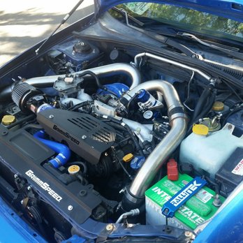 Performance Race Engineering - ETS front mount Turbos BOV and exo gate with Forced Performance HTA71 - Auto Repair Near Me - Portland, Oregon Performance Race Engineering - ETS front mount Turbos BOV and exo gate with Forced Performance HTA71 - Auto Repair Near Me - Portland, Oregon