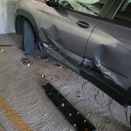 Never trust a Hospital parking garage.... Never trust a Hospital parking garage....
