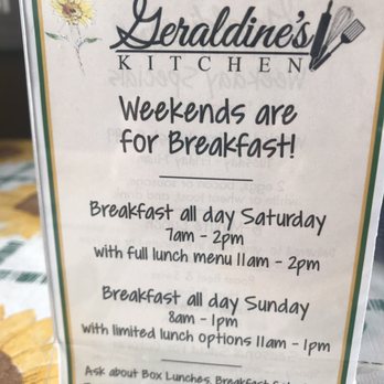 Geraldine's Kitchen - Breakfast & Brunch Near Me - Jeffersonville, Indiana Geraldine's Kitchen - Breakfast & Brunch Near Me - Jeffersonville, Indiana
