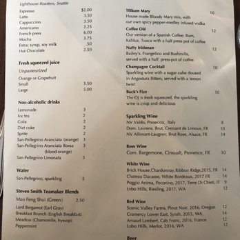 Tilikum Place Cafe - Menu - New American Near Me - Seattle, Washington
